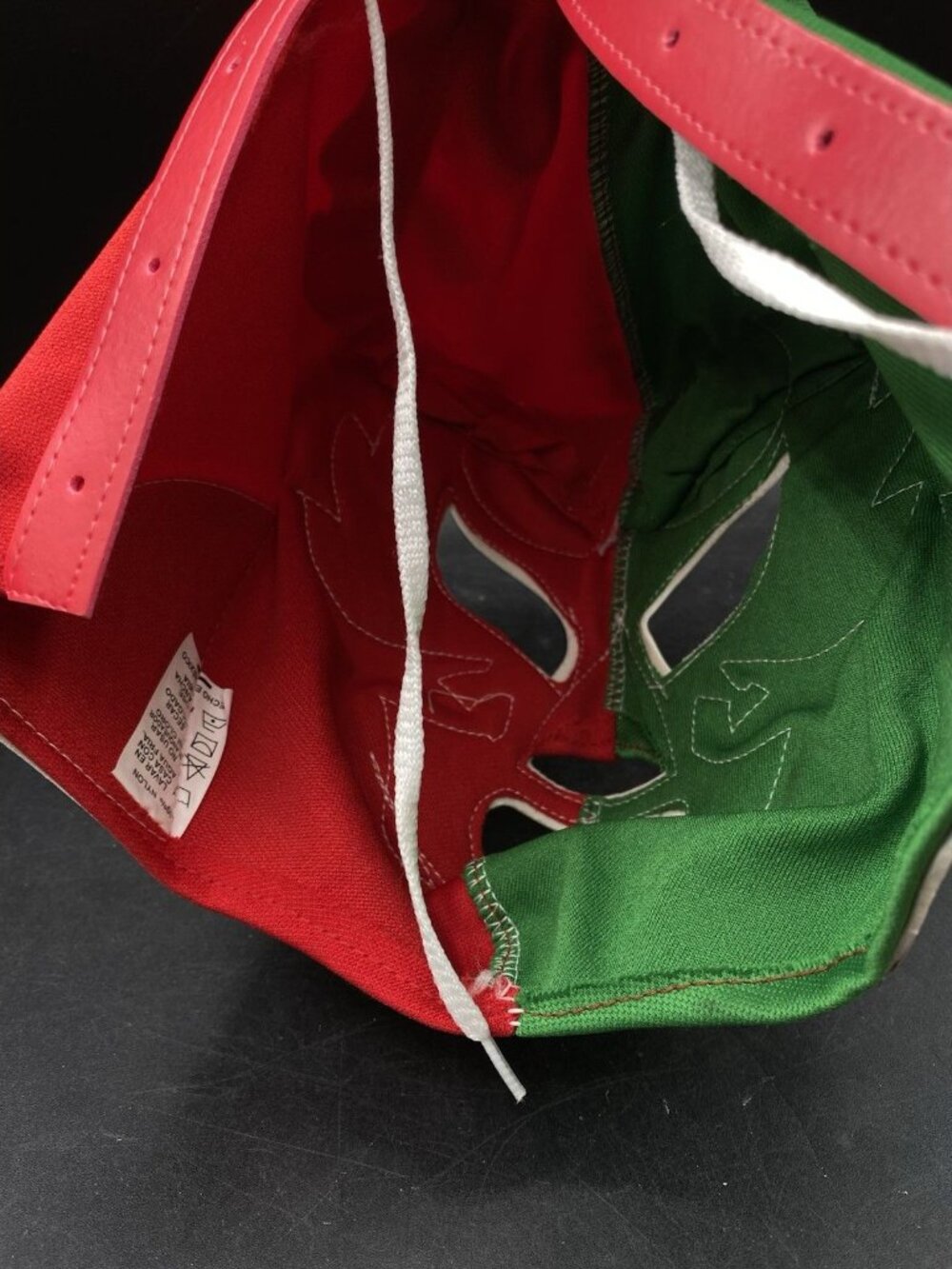 Mexican Lucha Libre Wrestling Mask Red Green White Rey Mysterio #2 - Picture 5 of 7
